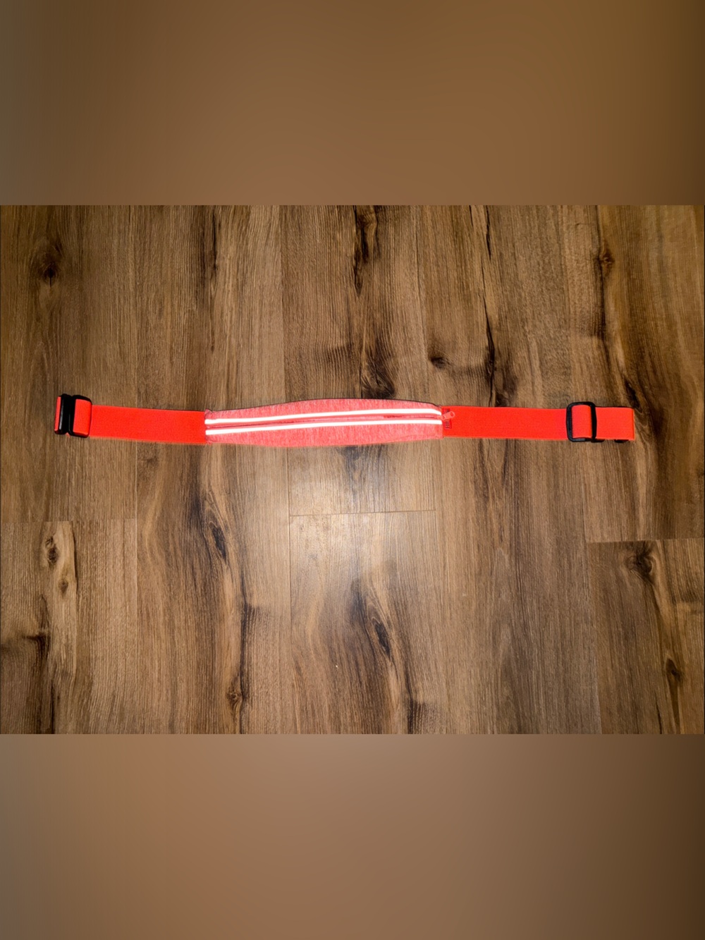 High-Visibility Orange Reflective Waist Belt for Women